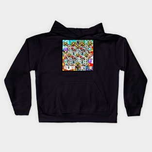 Portuguese folk art Kids Hoodie